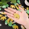 200 Pieces Safari Confetti Jungle Animal Table Confetti (Multicolor)